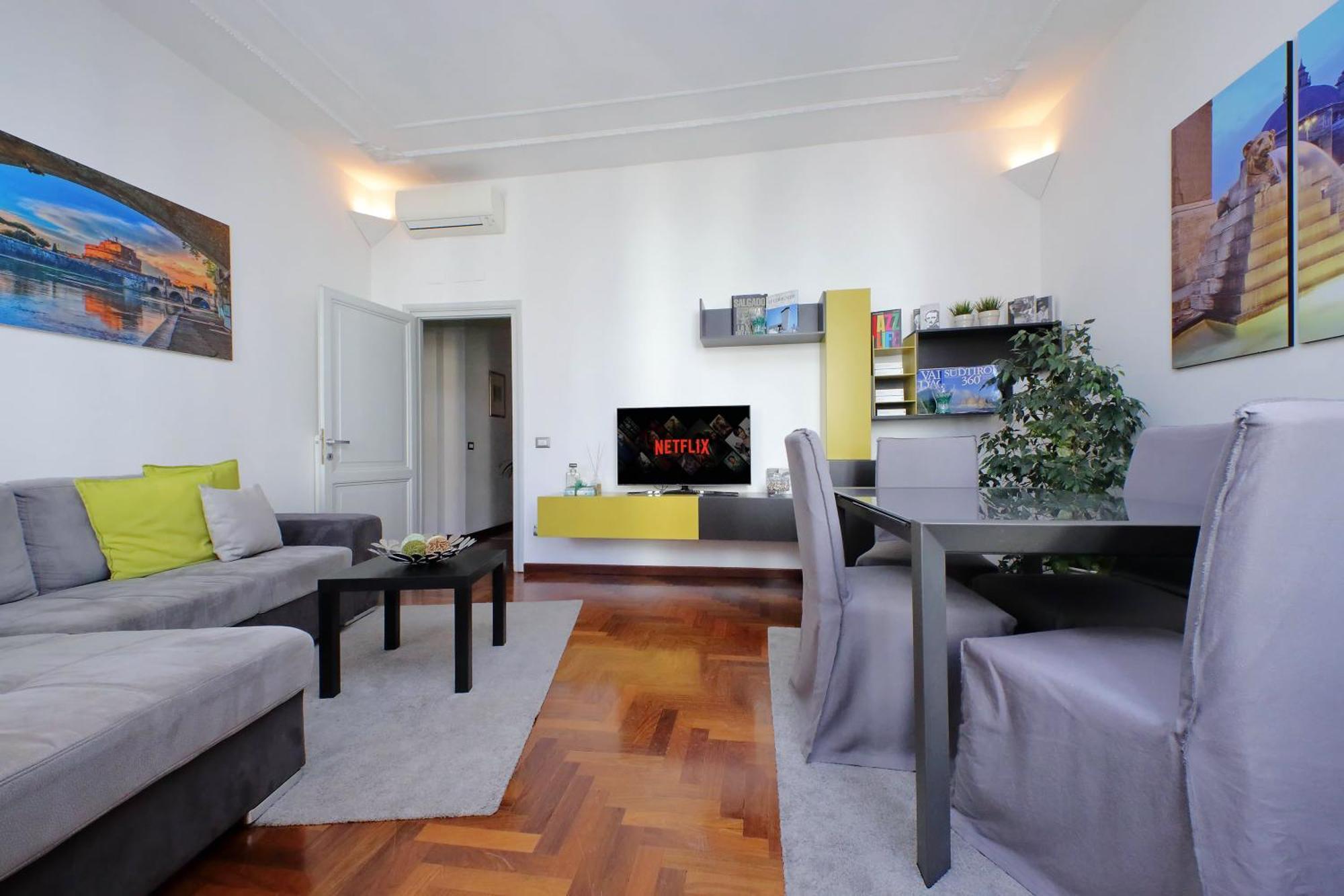 Luxury Apartment Vaticano-S'Peter Basilica - Netflix Wifi - Aircond ローマ エクステリア 写真